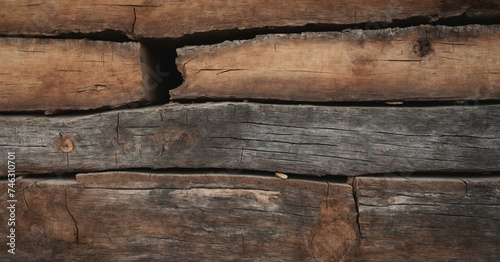 A close-up of a textured tree trunks slice background