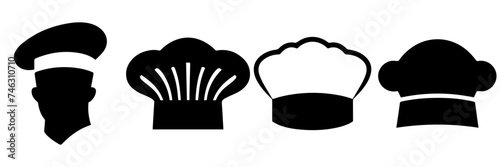 Hand drawn vector illustration  sketch of chef hat 