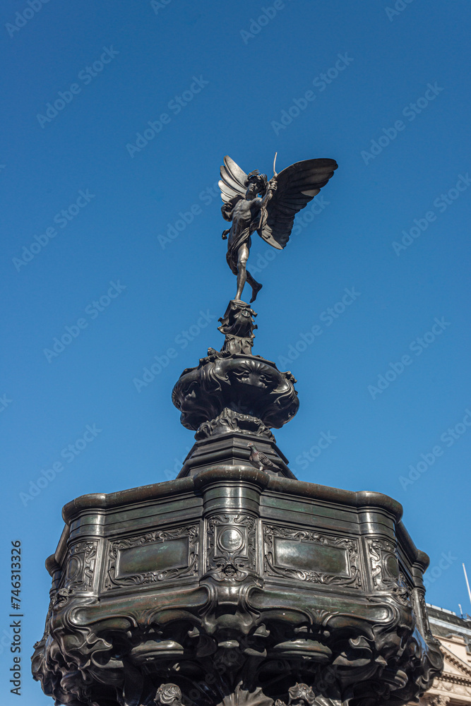 The Shaftesbury Memorial Fountain, officially and popularly known as Eros	