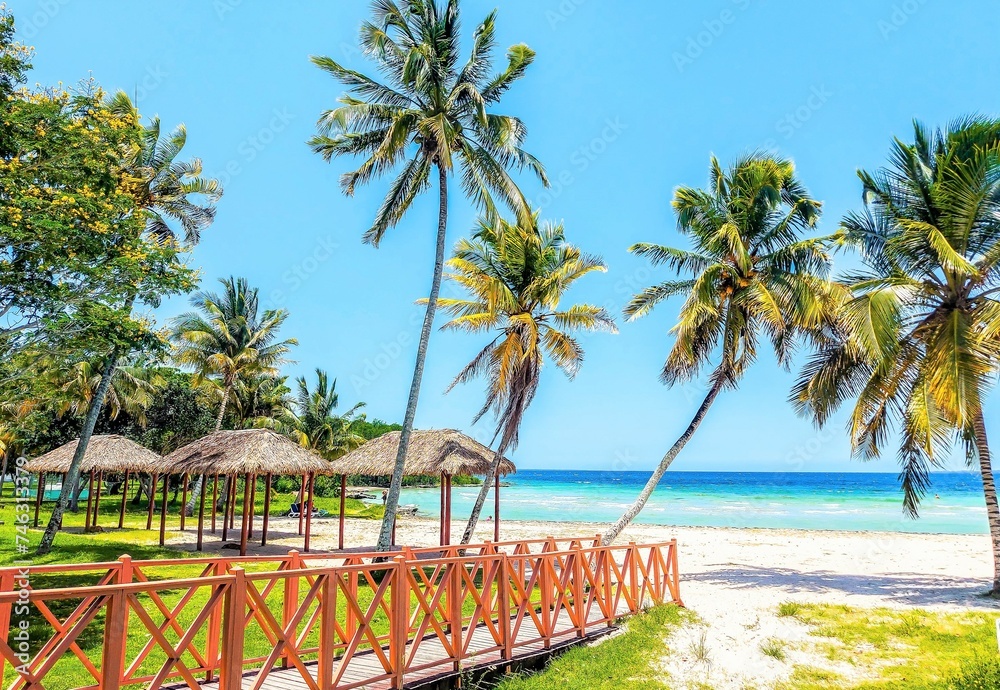 Obraz premium Playa Larga, Cuba.