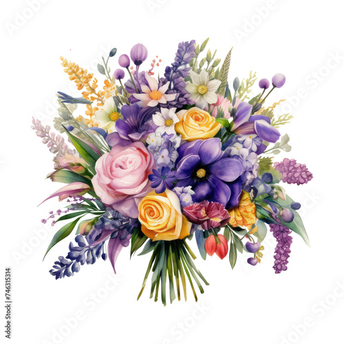 Wallpaper Mural Bouquet of flowers for a special Valentine's day celebration perfect wedding Torontodigital.ca
