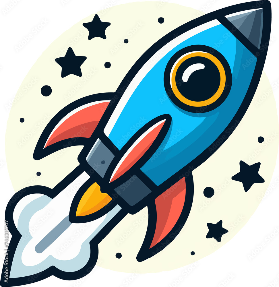 Naklejka premium Creation of spaceship artificial intelligence. 