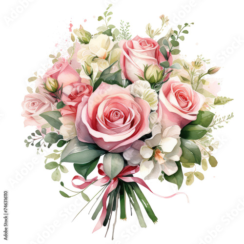 Bouquet of flowers for a special Valentine's day celebration perfect wedding