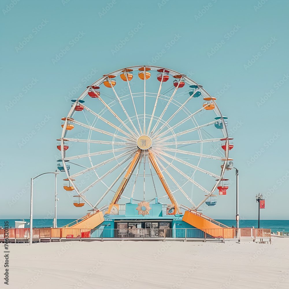 Beach Ferris Wheel 