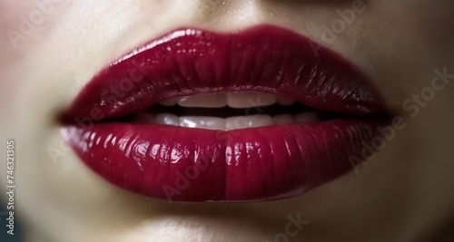  Luscious lips, ready to pucker up! photo