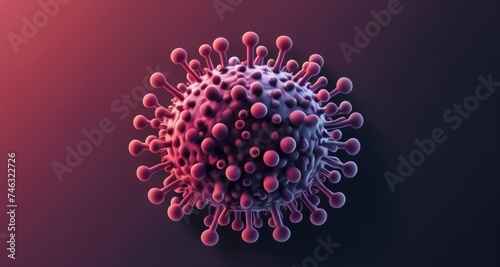  Viral transmission - A microscopic view of a virus