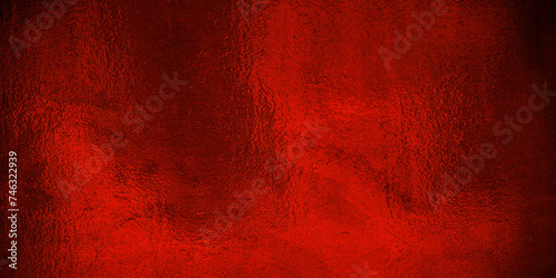 Hintergrund Banner: Glänzende rote Metalltextur - Reflektierende Folie