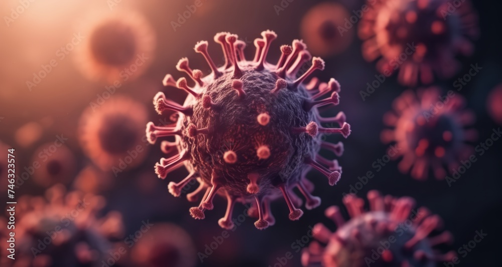 Viral outbreak - A microscopic view of a pandemic threat Viral outbreak - A microscopic view of a pandemic threat