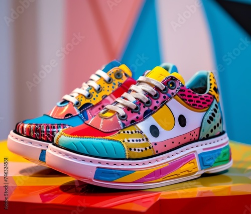 Orthopedic shoes with a pop art twist comfort in every step