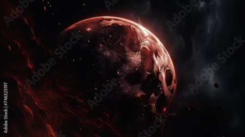 planet in space