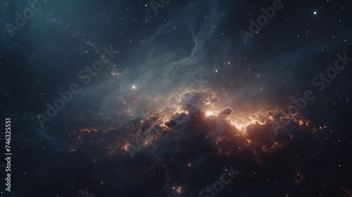 background with stars