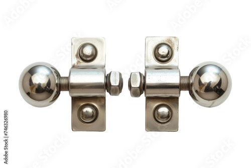 Seamless Movement Ball Bearing Hinges on Transparent Background, PNG