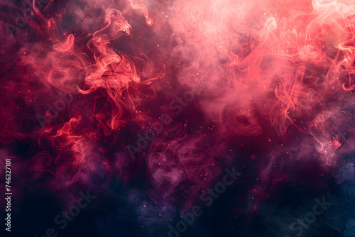 Red smoke abstract background