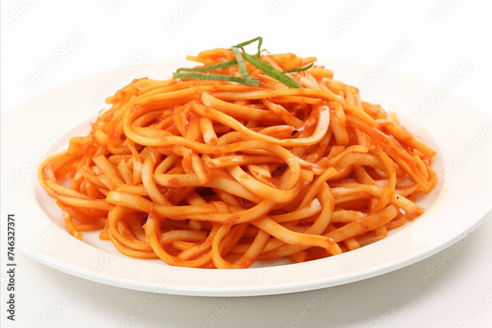 Traditional chinese dish close-up on white background, authentic asian cuisine visual Traditional chinese dish close-up on white background, authentic asian cuisine visual