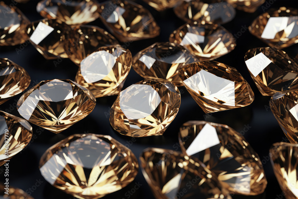 Beauty color diamond on background Beauty color diamond on background