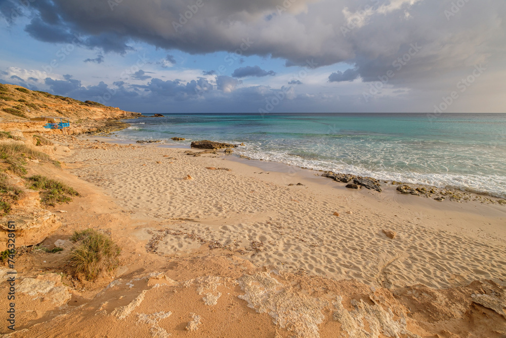 Migjorn Es Copinyar beach, Formentera, Pitiusas Islands, Balearic Community, Spain