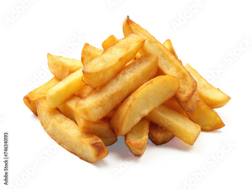 Chips french fries isolated on transparent background