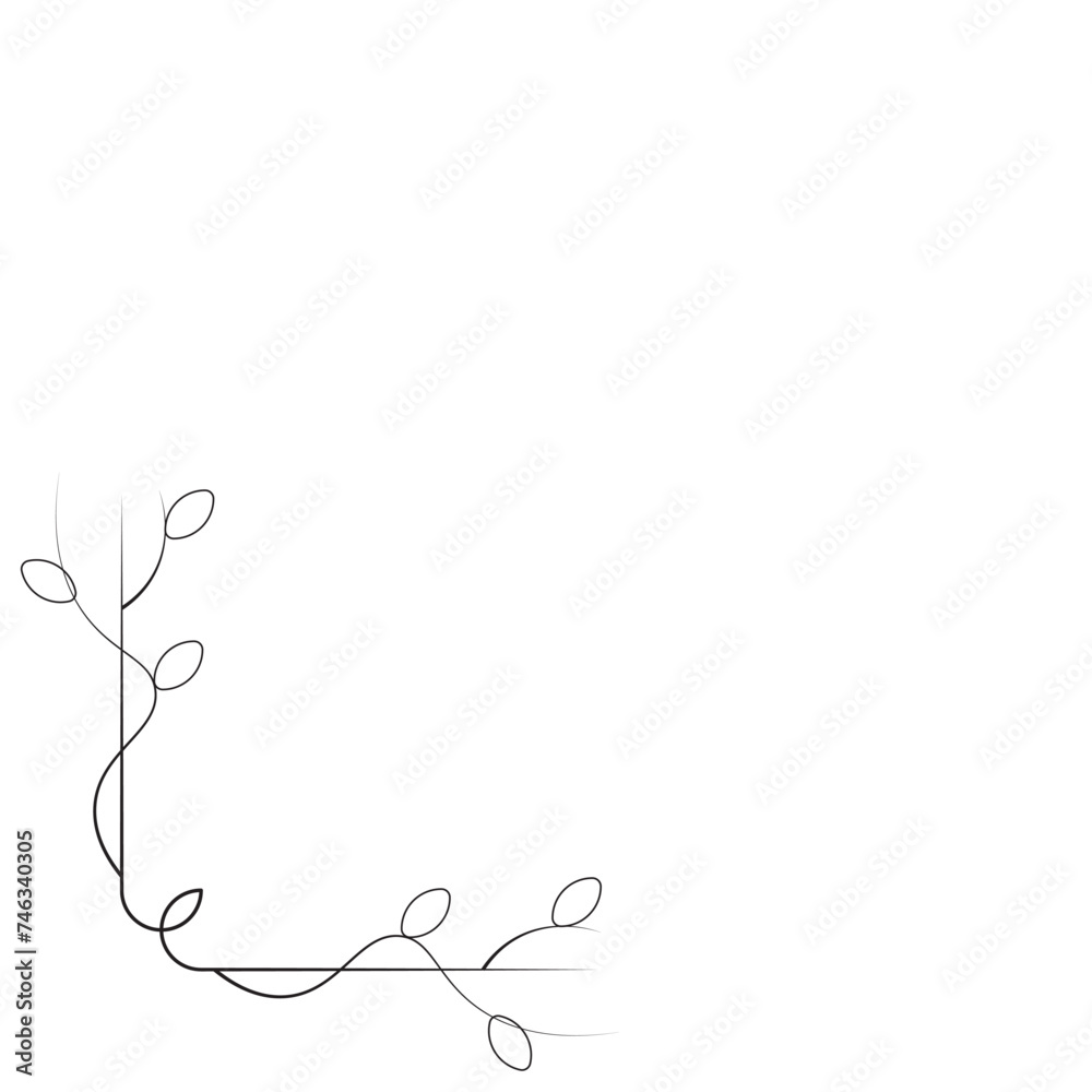 Obraz premium Floral Corner