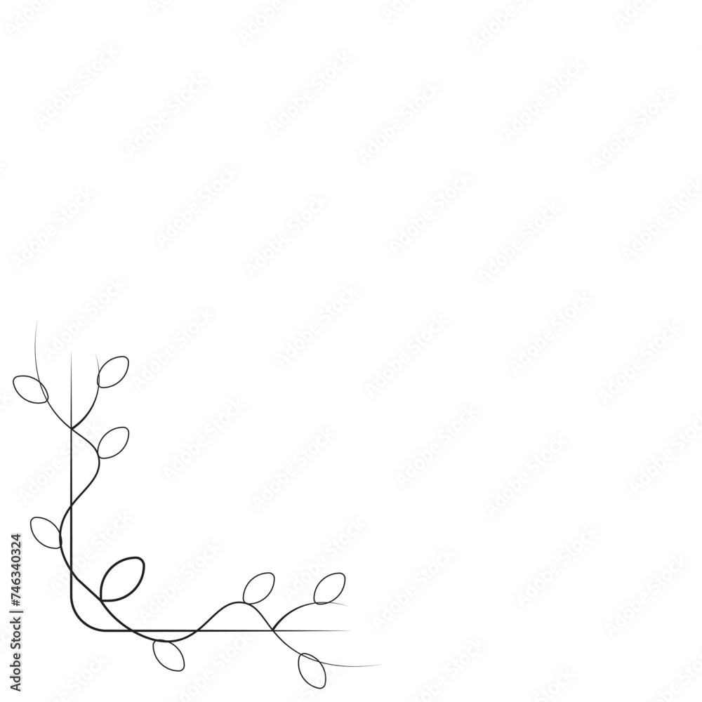 Obraz premium Floral Corner