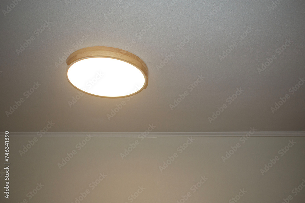 a beautiful ceiling lamp in an apartment a beautiful ceiling lamp in an apartment