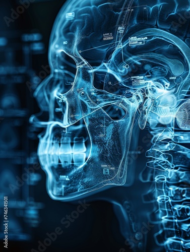 Computer Generated Human Head and Brain Visualization