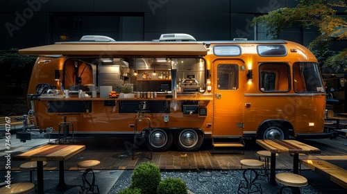 Orange foodtruck