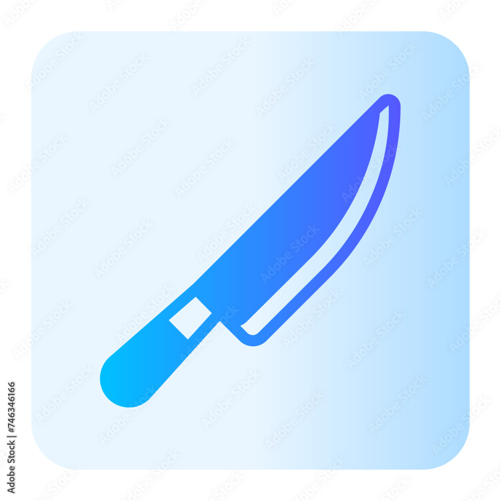 knife gradient icon knife gradient icon