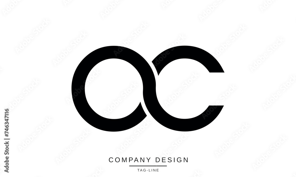 OC, CO Abstract Letters Logo Monogram Icon Design OC, CO Abstract Letters Logo Monogram Icon Design