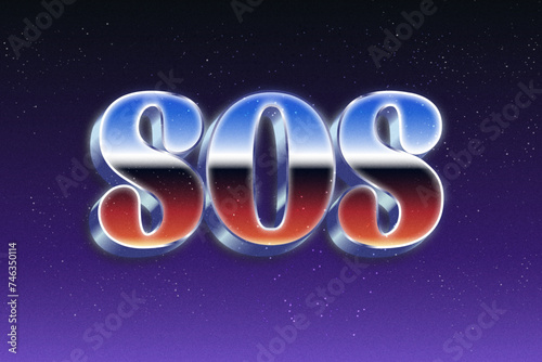 SOS Text Effect