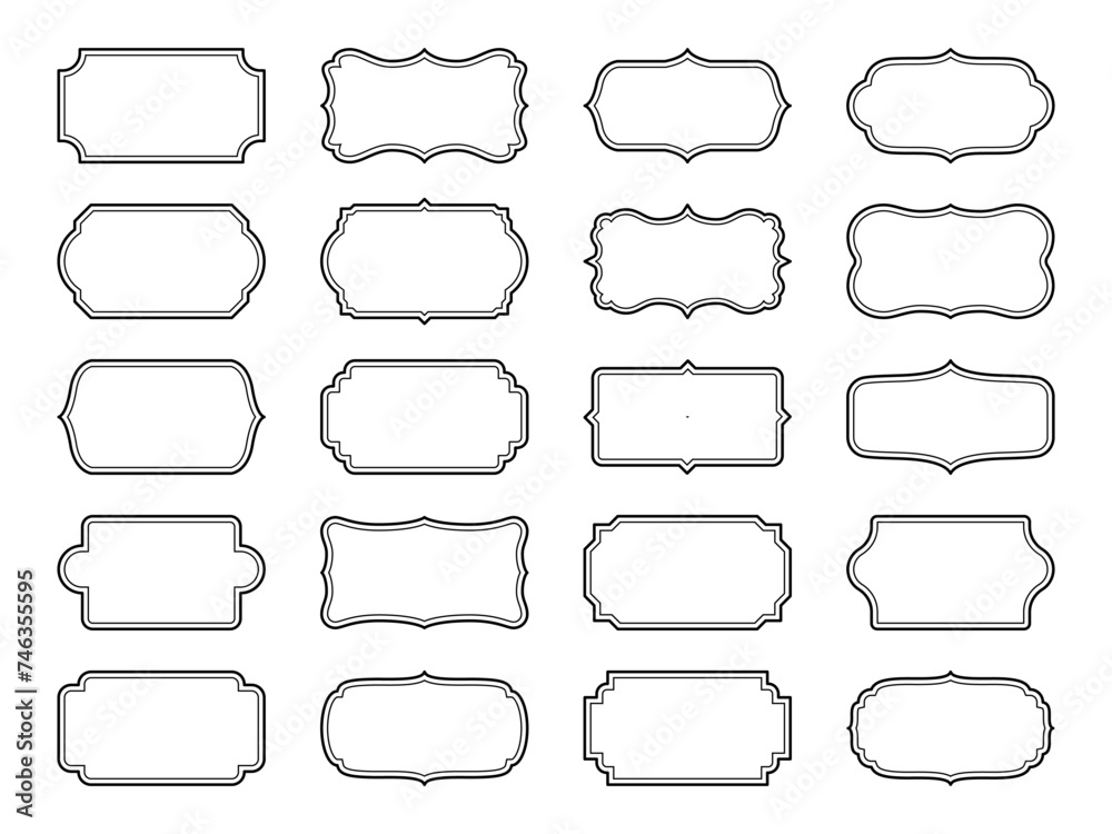 Frame vector images editable. Border vector. Frame vector images editable. Border vector.