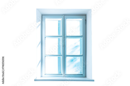 Sturdy Fixed Window Fixture on Transparent Background  PNG