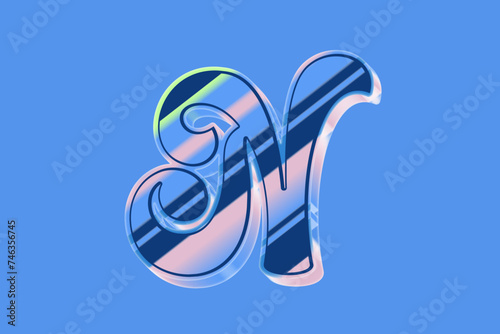 3D Diagonal Line Text Effect