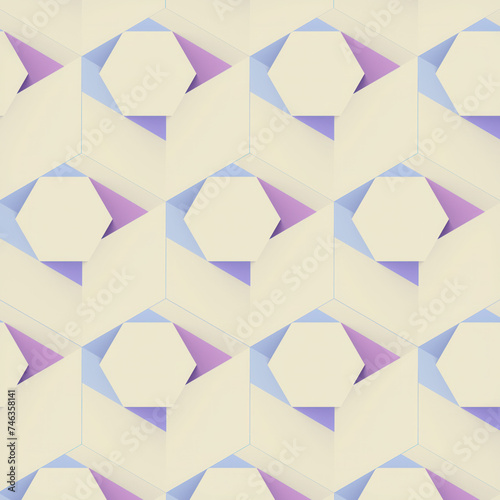 Stunning 3d rendering digital illustration of simple geometric shapes