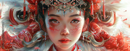 Art inspired by Chinese culture photo
