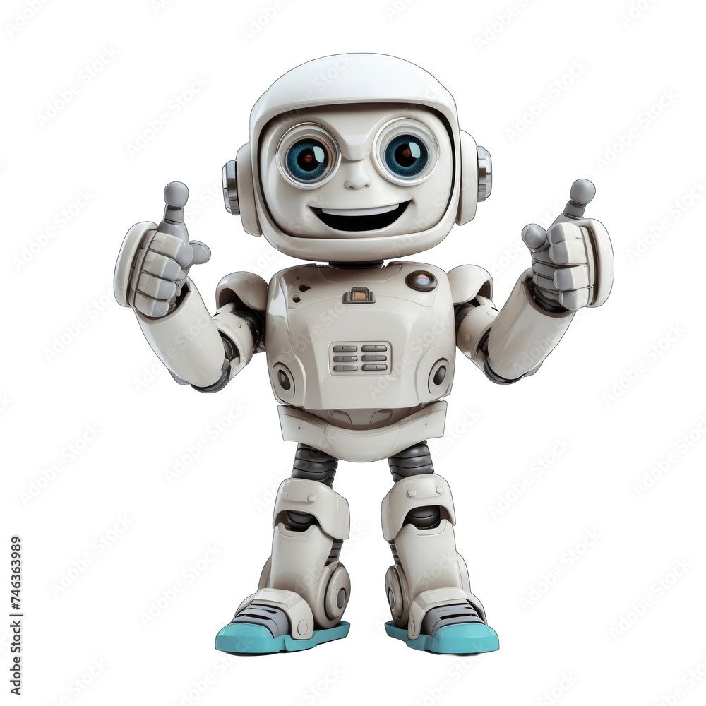 friendly robot giving thumbs up png friendly robot giving thumbs up png