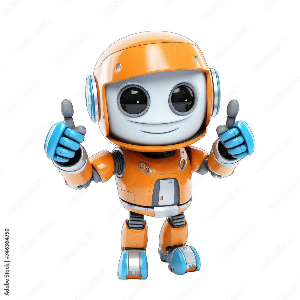 friendly robot giving thumbs up png friendly robot giving thumbs up png