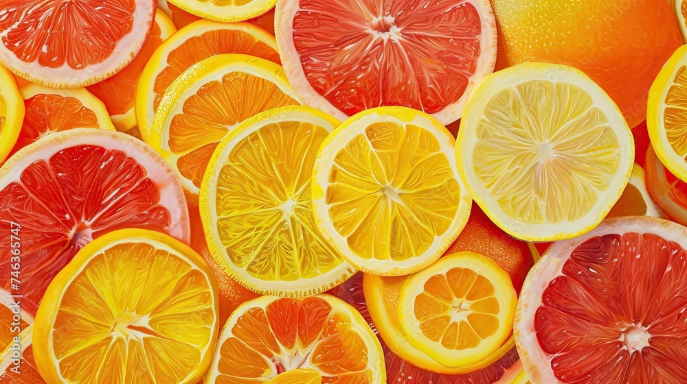 Citrus fruit icon. Fresh, juicy, citrus, vibrant, tropical, sliced, fruits, healthy, refreshing, citrusy, vitamin C, nutritious, tangy, colorful, appetizing.. Generated by AI