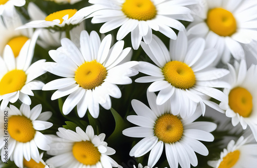 Flowers chamomile close up. The concept of fortune telling and 8 march. bouquet of daisies