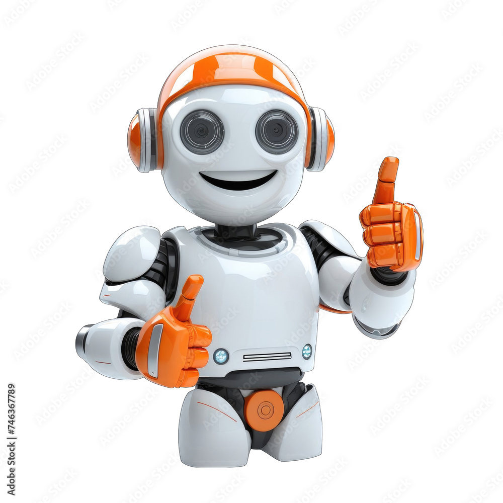 friendly robot giving thumbs up png friendly robot giving thumbs up png