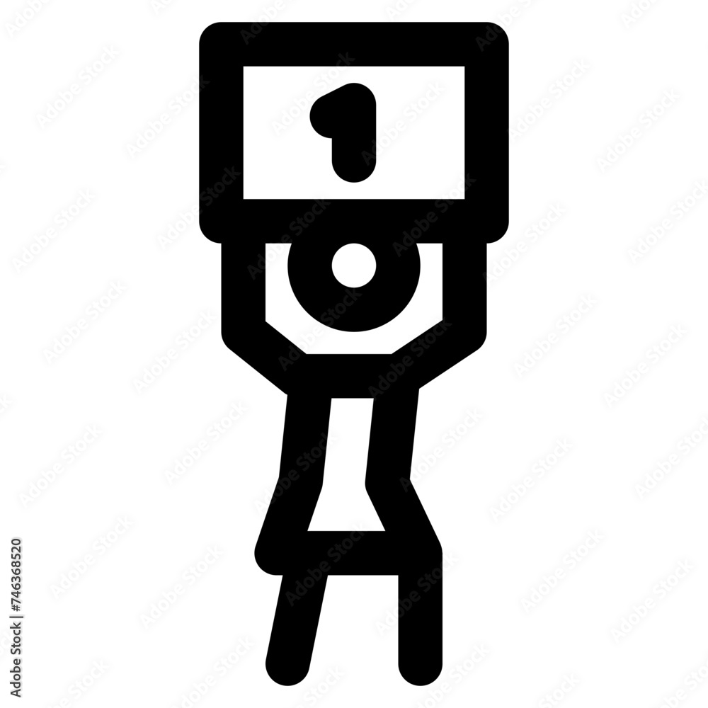 Boxing Round Icon Boxing Round Icon