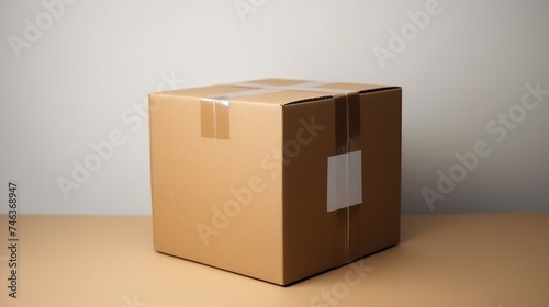 Sealed Cardboard Box Ready for Shipment © Svitlana