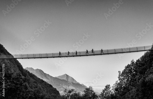 Tibetan bridge - Tartano