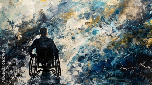 Paraplegic artists virtual gallery opening transcending physical limits art that moves