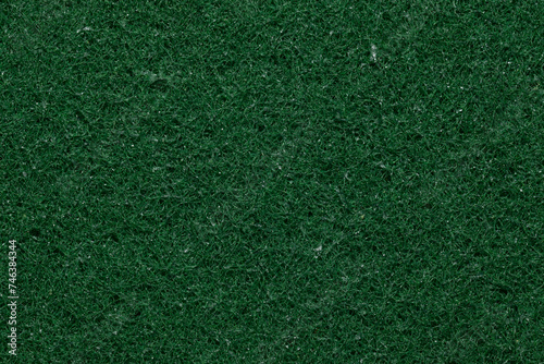 Scouring pad green close up macro