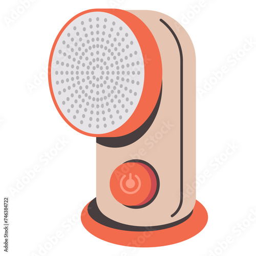 Lint remover vector cartoon illustration isolated on a white background.