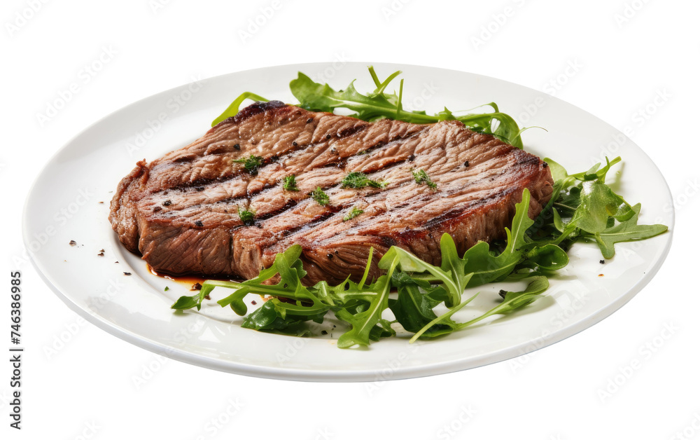 White Plate With Steak A white plate holds a perfectly cooked piece of steak showcasing juicy meat and grill marks. The steak is the focal point on a White or Clear Surface PNG Transparent Background. White Plate With Steak A white plate holds a perfectly cooked piece of steak showcasing juicy meat and grill marks. The steak is the focal point on a White or Clear Surface PNG Transparent Background.