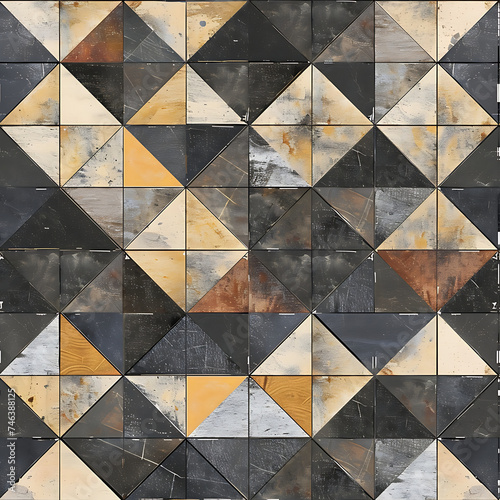 abstract geometric background Tessellating Triangles