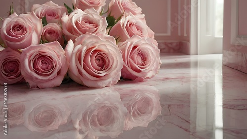 pink roses  background