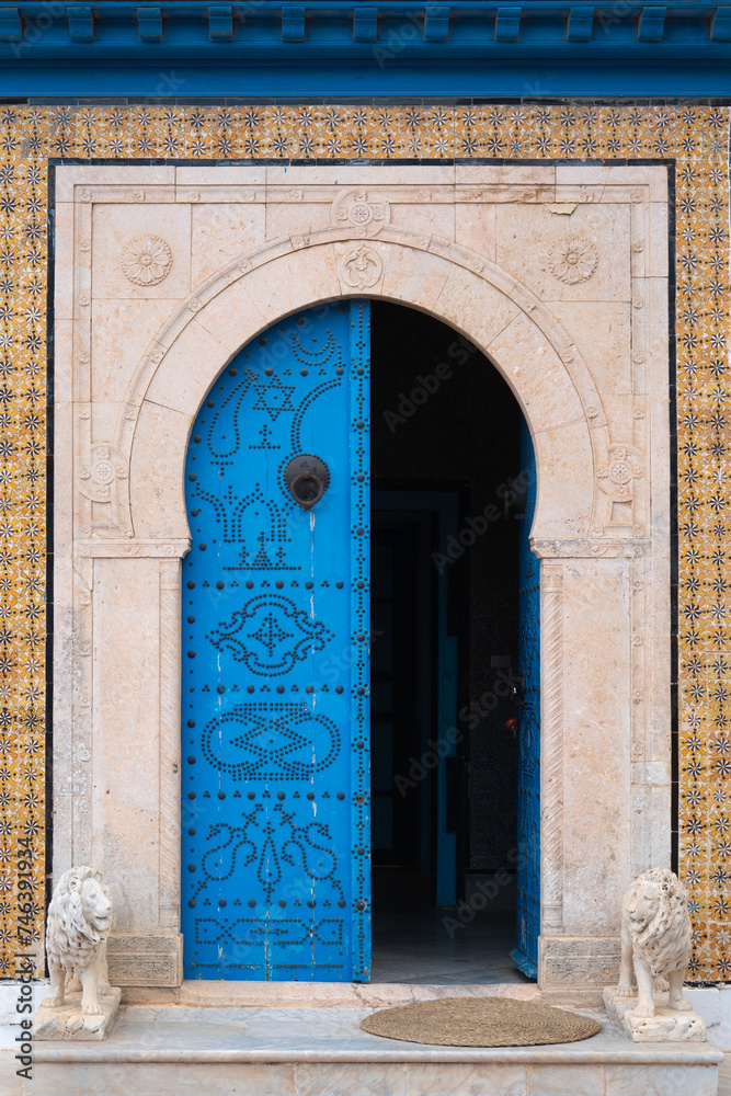 Blue Gate, Tunis, capital of Tunisia, old town