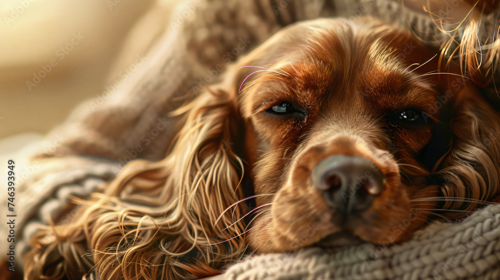 Portray the charming personality of a Cocker Spaniel Portray the charming personality of a Cocker Spaniel